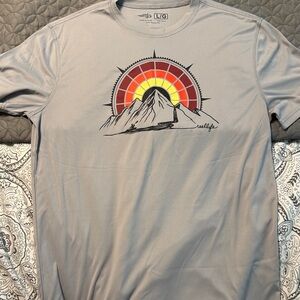 Men's Gray Mountain Graphic Tee